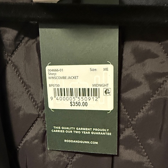 Rodd & Gunn winscome Men's Black Jacket - Picture 4 of 5